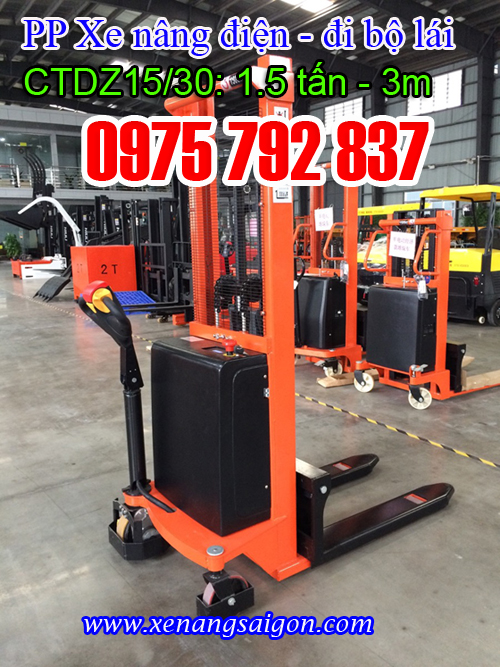 Xe nâng điện Noveltek - TAIWAN model CTDZ15/30 (1.5t - 3m)